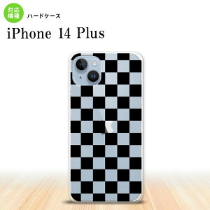 iPhone14 plsu iPhone14 plsu スマホケース 背面ケース ハードケース スクエア 黒 2022年 10月発売 nk-i14pl-031