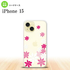 iPhone15 iPhone15 スマホケース 背面ケース ハードケース ティアレ A ピンク 2023年 9月発売 nk-i15-1075