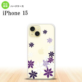 iPhone15 iPhone15 スマホケース 背面ケース ハードケース ティアレ A 紫 2023年 9月発売 nk-i15-1078