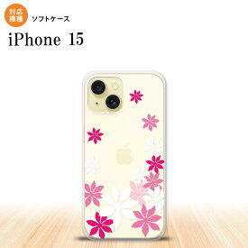 iPhone15 iPhone15 スマホケース 背面ケースソフトケース ティアレ A ピンク 2023年 9月発売 nk-i15-tp1075