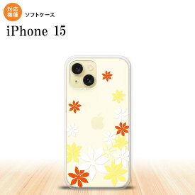 iPhone15 iPhone15 スマホケース 背面ケースソフトケース ティアレ A 黄 2023年 9月発売 nk-i15-tp1076