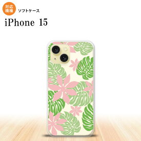 iPhone15 iPhone15 スマホケース 背面ケースソフトケース ティアレ B ピンク 2023年 9月発売 nk-i15-tp1492