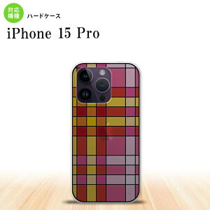 iPhone15 Pro iPhone15 Pro �w�ʃP�[�X �J�o�[ �X�e���h�O���X�� ������� �`�F�b�N �s���N �X�e���h�O���X�� 2023�N 9������ nk-i15p-sg10
