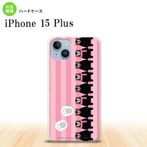 iPhone15 plus iPhone15 plus �X�}�z�P�[�X �w�ʃP�[�X �n�[�h�P�[�X ���܃��� �X�g���C�v �s���N 2023�N 9������ nk-i15pl-km11