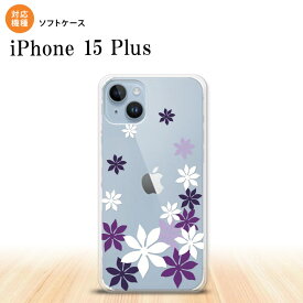 iPhone15 plus iPhone15 plus スマホケース 背面ケースソフトケース ティアレ A 紫 2023年 9月発売 nk-i15pl-tp1078