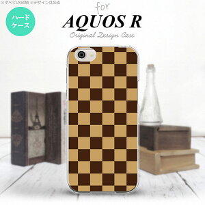【SH03J】【スマホケース/スマホカバー】【アクオス R】SH03J スマホケース AQUOS R SH-03J カバー アクオス R スクエア 茶 nk-sh03j-132【メール便送料無料】