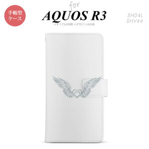 SH-04L/SHV44 AQUOS R3 �蒠�^�X�}�z�P�[�X �J�o�[ ���� �n�[�g �O���[ nk-004s-r3-dr472
