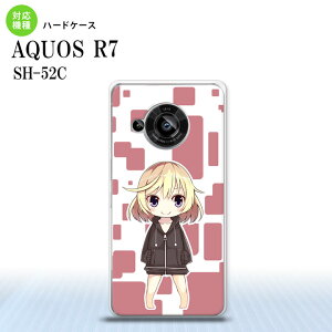 SH-52C AQUOS R7 �X�}�z�P�[�X �w�ʃP�[�X �n�[�h�P�[�X ���̎q C �s���N 2022�N 7������ nk-r7-1335