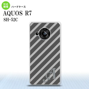 SH-52C AQUOS R7 �X�}�z�P�[�X �w�ʃP�[�X �n�[�h�P�[�X �X�g���C�v �O���[ +�A���t�@�x�b�g 2022�N 7������ nk-r7-711i