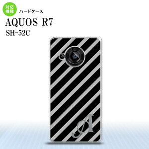 SH-52C AQUOS R7 �X�}�z�P�[�X �w�ʃP�[�X �n�[�h�P�[�X �X�g���C�v �� �O���[ +�A���t�@�x�b�g 2022�N 7������ nk-r7-712i