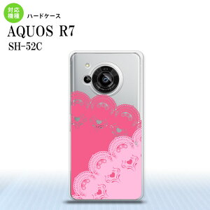 SH-52C AQUOS R7 �X�}�z�P�[�X �w�ʃP�[�X �n�[�h�P�[�X ���[�X B �s���N 2022�N 7������ nk-r7-727