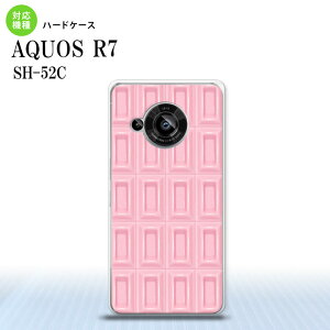 SH-52C AQUOS R7 �X�}�z�P�[�X �w�ʃP�[�X �n�[�h�P�[�X �`���R �X�g���x���[ �s���N 2022�N 7������ nk-r7-737