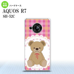 SH-52C AQUOS R7 �X�}�z�P�[�X �w�ʃP�[�X �n�[�h�P�[�X ���� �`�F�b�N ���[�X �s���N 2022�N 7������ nk-r7-756