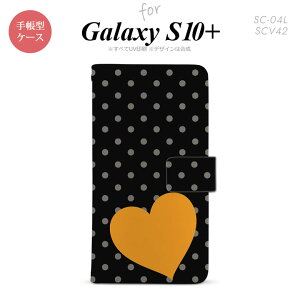 SC-04L SCV42 Galaxy S10+ �蒠�^�X�}�z�P�[�X �J�o�[ �g�����v ���� �n�[�g �� �I�����W nk-004s-s10p-dr550