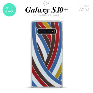 SC-04L SCV42 Galaxy S10+ �X�}�z�P�[�X �J�o�[ �� ���b�h�u���[ �X�e���h�O���X�� nk-s10p-sg17