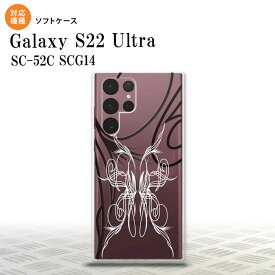 SC-52C SCG14 Galaxy S22 Ultra スマホケース 背面ケースソフトケース ピンスト 線 白 メンズ レディース nk-s22ul-tp1237