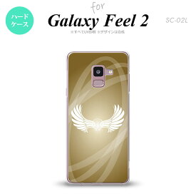 Galaxy Feel 2 ギャラクシー フィール 2 SC-02L スマホケース カバー ハードケース 翼(光) ゴールド nk-sc02l-462[スマホ,スマホケース,スマホカバー,ケース,カバー,ジャケット]