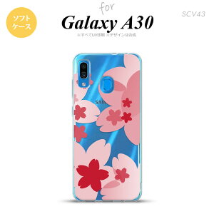 SCV43 Galaxy A30 SCV43 �X�}�z�P�[�X �\�t�g �J�o�[ �ԕ� �T�N�� A �� nk-scv43-tp052