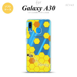 SCV43 Galaxy A30 SCV43 �X�}�z�P�[�X �\�t�g �J�o�[ �n�j�[ �N���A �� nk-scv43-tp1685