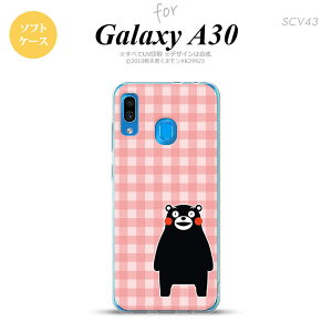 SCV43 Galaxy A30 SCV43 �X�}�z�P�[�X �\�t�g �J�o�[ ���܃��� �`�F�b�N �s���N nk-scv43-tpkm18