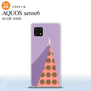 SH-54B SHG05 AQUOS sense6 X}zP[X \tgP[X ͂ p[v Y fB[X nk-sens6-tp1343