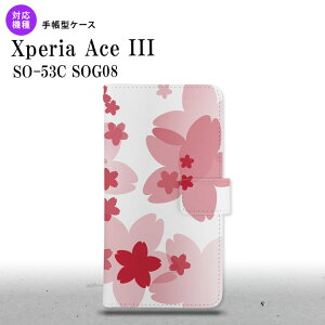 SO-53C SOG08 Xperia Ace III 蒠^X}zP[X Jo[ ԕ TN  nk-004s-so53c-dr052