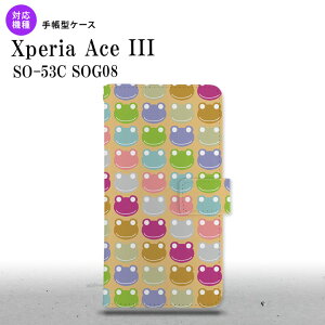 SO-53C SOG08 Xperia Ace III 蒠^X}zP[X Jo[ JG  x[W nk-004s-so53c-dr164