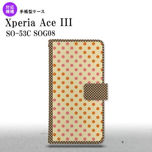 SO-53C SOG08 Xperia Ace III 蒠^X}zP[X Jo[ hbg  x[W IW nk-004s-so53c-dr1648