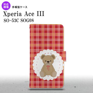 SO-53C SOG08 Xperia Ace III 蒠^X}zP[X Jo[  `FbN [X  nk-004s-so53c-dr755