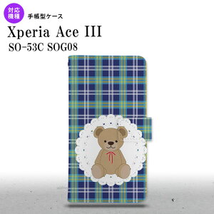SO-53C SOG08 Xperia Ace III 蒠^X}zP[X Jo[  `FbN [X  nk-004s-so53c-dr758