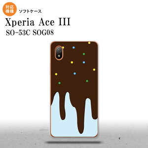 SO-53C SOG08 ���C���o�C�� Xperia Ace III �X�}�z�P�[�X �w�ʃP�[�X�\�t�g�P�[�X �A�C�X �� 2022�N 6������ nk-so53c-tp348