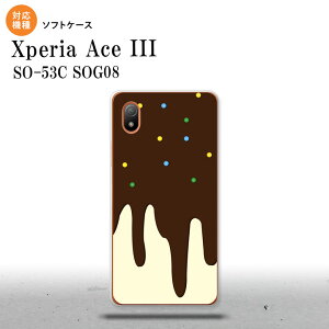 SO-53C SOG08 ���C���o�C�� Xperia Ace III �X�}�z�P�[�X �w�ʃP�[�X�\�t�g�P�[�X �A�C�X �� 2022�N 6������ nk-so53c-tp349