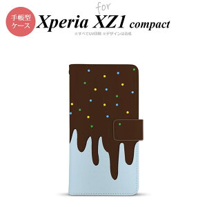 【手帳型 スマホ カバー ケース】【SO02K】【エクスペリア XZ1】手帳型 ケース SO-02K スマホ カバー Xperia XZ1 Compact エクスペリア アイス 青 nk-004s-so02k-dr348【メール便送料無料】
