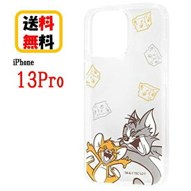 トムとジェリー iPhone 13Pro スマホケース ハイブリッドケース Clear Pop トム＆ジェリー IN-WP32UK/TJ17 iPhoneケース クリアケース キャラクター ケース 透明ケース 耐衝撃 iPhone13 iPhone13ケース