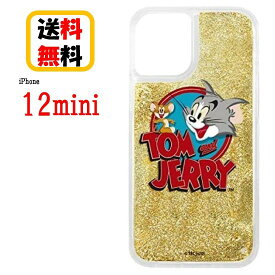 トムとジェリー iPhone 12mini スマホケース ラメ グリッターケース IJ-WP26LG1G/TJ006 ロゴ iPhoneケース 耐衝撃 スマホ ケース グリッター アイフォン iPhone12mini iPhone12miniケース アイフォン スマホ ケース キャラクターケース