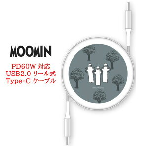 yP5{z [~ MOOMIN PD60W Ή USB2.0 [ Type-C P[ug~C jj USBType-CP[u ^CvC iPhone AQUOS Galaxy Xperia Google Pixel [dP[u f[^] [d  