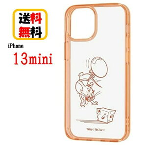 トムとジェリー iPhone 13 mini スマホケース ハイブリッドケース Charaful RT-WP30UC/JRM ジェリー iPhoneケース クリアケース キャラクターケース 透明ケース 耐衝撃 iPhone13mini iPhone13miniケース かわいい