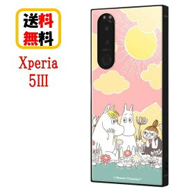 ムーミン Xperia 5 III スマホケース 耐衝撃ハイブリッドケース コミック_1 KAKU IQ-AXP5M3K3TB/MT009 Xperia 5 IIIケース スマホ ケース 耐衝撃ケース かわいい おしゃれ キャラクターケース 携帯 カバー 送料無料