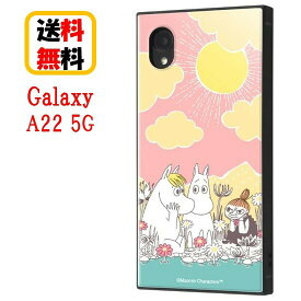 ムーミン Galaxy A22 5G スマホケース 耐衝撃ハイブリッドケース コミック_1 KAKU IQ-AGA22K3TB/MT009 GalaxyA22 5Gケース ギャラクシー スマホ ケース エアクッション 耐衝撃 かわいい おしゃれ キャラクターケース