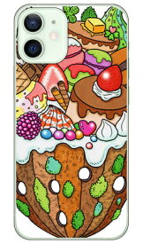 おかしのやま （クリア） design by 326 iPhone 12 mini Apple SECOND SKIN スマホケース ハードケース iphone12mini ケース iphone12mini カバー アイフォーン12ミニ ケース アイフォーン12ミニ カバー アイフォン 12 ミニ 送料無料