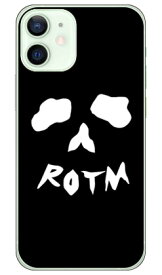 Face bone ブラック （クリア） design by ROTM iPhone 12 mini Apple SECOND SKIN スマホケース ハードケース iphone12mini ケース iphone12mini カバー アイフォーン12ミニ ケース アイフォーン12ミニ カバー アイフォン 12 ミニ 送料無料
