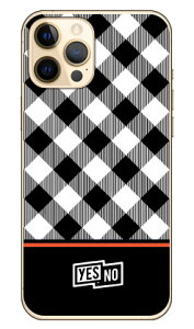 ブロックチェック ホワイト (クリア) iPhone 12 Pro Max Apple YESNO ハードケース アップル iphone12 pro max iphone12 pro max ケース iphone12 pro max カバー アイフォーン12プロマックス ケース アイフォーン12