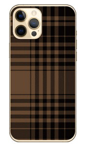 チェック ブラウン×ブラック (クリア) iPhone 12 Pro Max Apple SECOND SKIN iphone12promax ケース iphone12promax カバー アイフォーン12プロマックス ケース アイフォーン12プロマックス カバー アイフォン