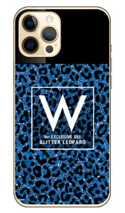 Cf LTD ヒョウ柄 ネイルボトル イニシャル W ブルー (クリア) iPhone 12 Pro Max Apple Coverfull アップル iphone12 pro max iphone12 pro max ケース iphone12 pro max カバー アイフォーン12プロマックス ケース アイ