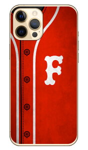 Cf LTD ベースボール イニシャル レッド F (クリア) iPhone 12 Pro Max Apple Coverfull アップル iphone12 pro max iphone12 pro max ケース iphone12 pro max カバー アイフォーン12プロマックス ケース アイフォーン1