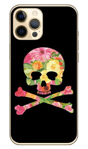 Flower skull �u���b�N �i�N���A�j design by ROTM iPhone 12 Pro Max Apple SECOND SKIN iphone12promax �P�[�X iphone12promax �J�o�[ �A�C�t�H�[��12�v���}�b�N�X �P�[�X �A�C�t�H�[��12�v���}�b�N�X �J�o�[ �A�C�t�H��