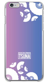 相撲専門情報誌「TSUNA」 sensu （扇子柄） 1 ピンクブルー （クリア） iPhone 6 Plus Apple Coverfull アップル iphone6 plus iphone6 plus ケース iphone6 plus カバー アイフォーン6プラス ケース アイフォーン6プラス カバー 送料無料