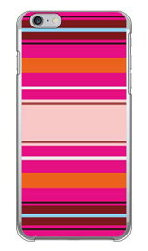 Moisture Stripe ピンク （クリア） design by Moisture iPhone 6 Plus Apple SECOND SKIN iphone6plus ケース iphone6plus カバー アイフォーン6プラス ケース アイフォーン6プラス カバー アイフォン 6 プラス 送料無料