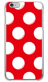 ドットフライ レッド×ホワイト （クリア） iPhone 6s Plus Apple SECOND SKIN iphone6splus ケース iphone6splus カバー iphone 6s plus ケース iphone 6s plus カバー アイフォン6sプラス ケース アイフォン6sプラス カバー 送料無料