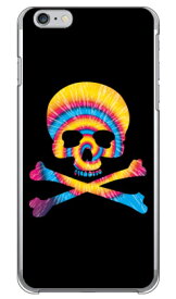 Psychedelic skull ブルー×イエロー （クリア） design by ROTM iPhone 6s Plus Apple SECOND SKIN iphone6splus ケース iphone6splus カバー iphone 6s plus ケース iphone 6s plus カバー アイフォン6sプラス ケース 送料無料